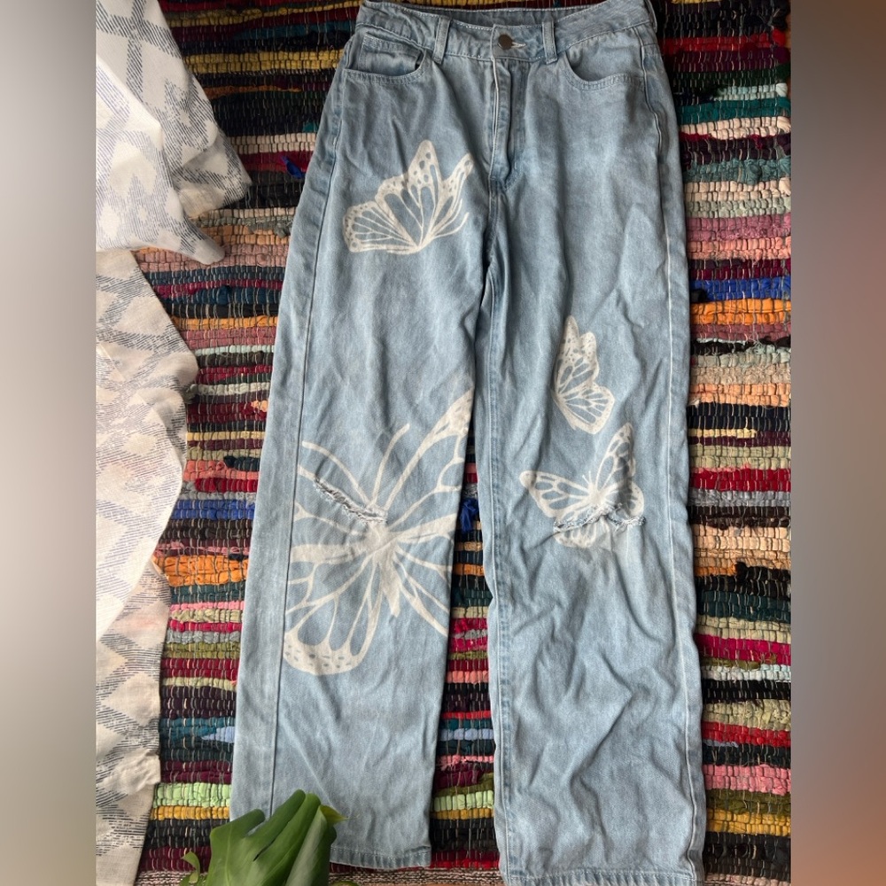 Women’s Butterfly Jeans Size Small